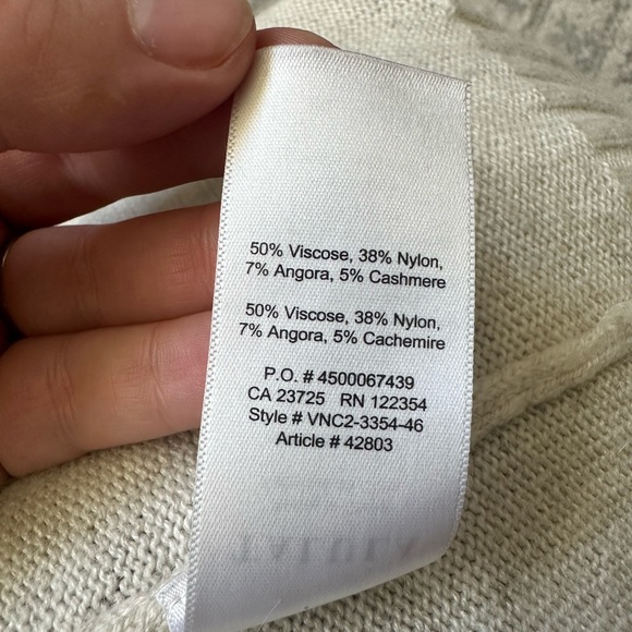 Talula Cream Cashmere Cardigan M - Picture 6 of 7